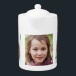 Erstellen Sie Ihren eigenen Personalisierten 3-Fot<br><div class="desc">Quadratische Fotos Ihrer Familie oder Kinder auf dem Teekessel. Tasse zu Weihnachten,  Erntedank oder Geburtstag</div>