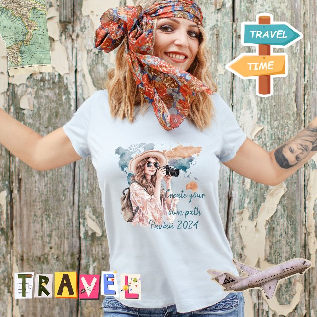 Erstellen Sie Ihren eigenen Pfad Personalisiert T-Shirt (Von Creator hochgeladen)