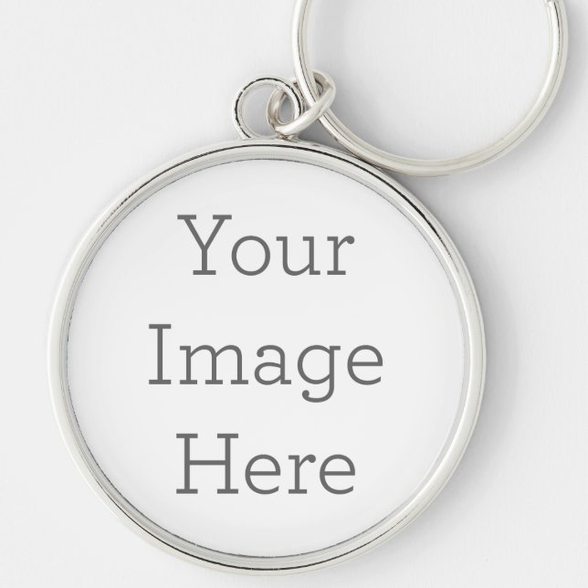 Runder Premium-Schlüsselanhänger, Large (5,4cm) (Vorne)