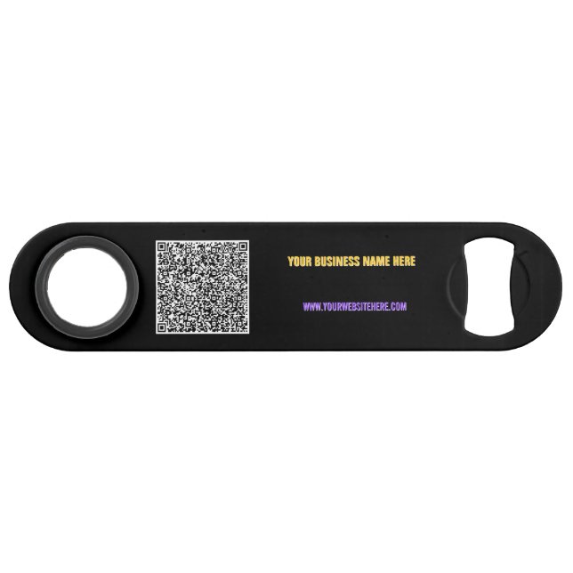 Erstellen Sie Ihren eigenen QR-Code Bar Key mit be (Rückseite Horizontal)