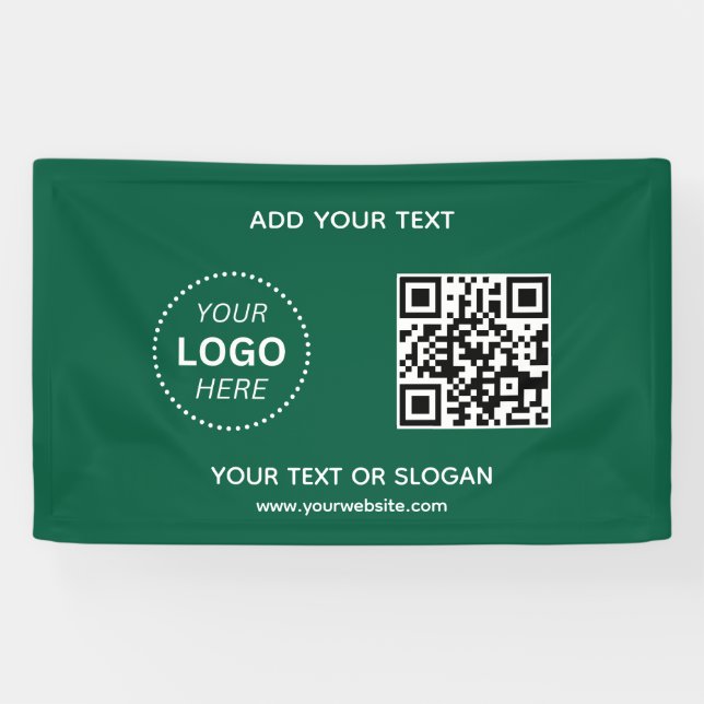 Erstellen Sie Ihren eigenen QR-Code für Ihr Untern Banner (Horizontal)