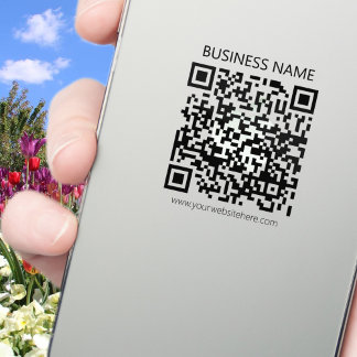 Erstellen Sie Ihren eigenen QR-Code | Schwarz und  Aufkleber