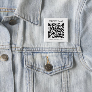 Erstellen Sie Ihren eigenen QR-Code | Schwarz und  Button