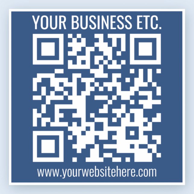 Erstellen Sie Ihren eigenen QR-Code | transparent Aufkleber (Von Creator hochgeladen)