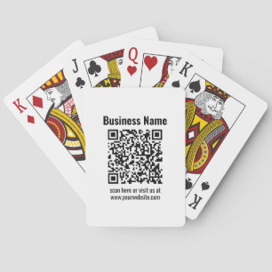 Erstellen Sie Ihren eigenen QR-Code Transparent Spielkarten