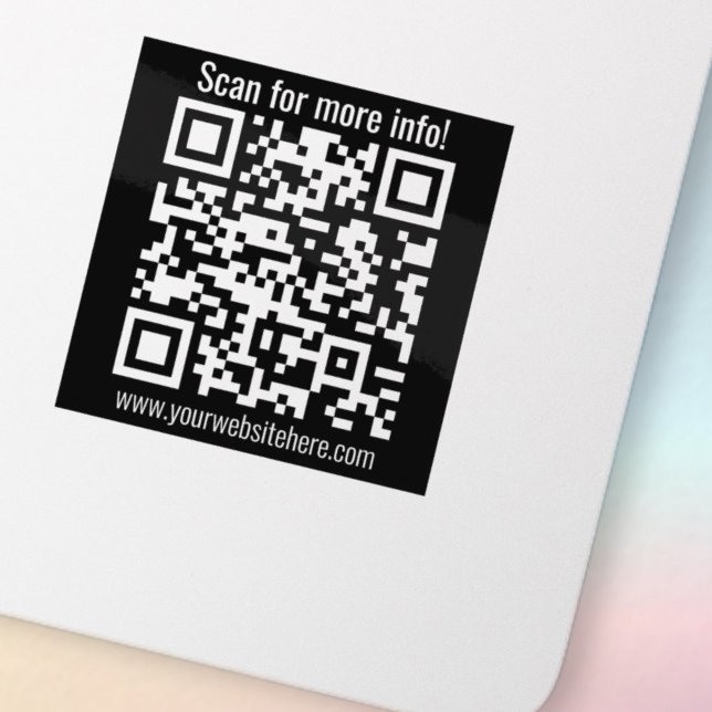 Erstellen Sie Ihren eigenen QR-Code | Transperant Aufkleber (Von Creator hochgeladen)