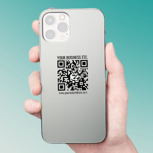 Erstellen Sie Ihren eigenen QR-Code   Transperant Aufkleber