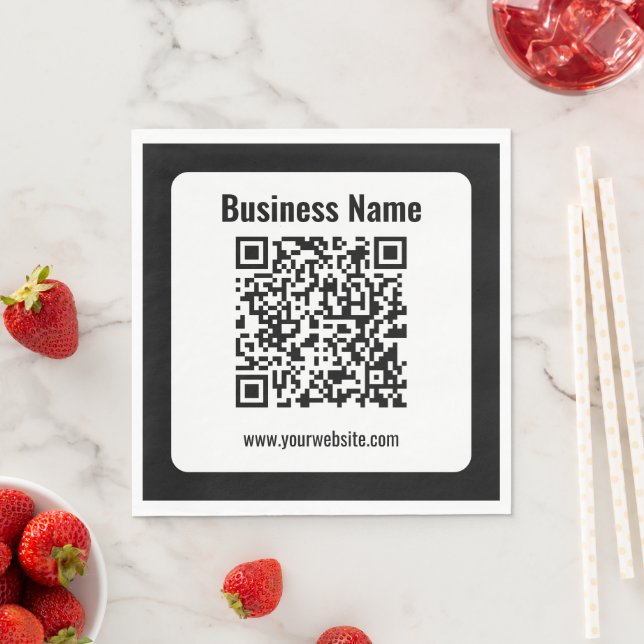 Erstellen Sie Ihren eigenen QR-Code | Transperant Serviette (Beispiel)