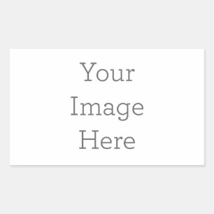 Erstellen Sie Ihren eigenen Rechteck-Aufkleber Rechteckiger Aufkleber