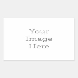 Erstellen Sie Ihren eigenen Rechteck-Aufkleber Rechteckiger Aufkleber