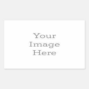 Erstellen Sie Ihren eigenen Rechteck-Aufkleber Rechteckiger Aufkleber