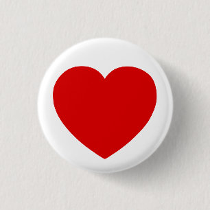 Erstellen Sie Ihren eigenen Red Heart Valentinstag Button