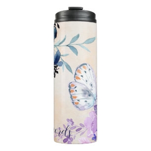 Erstellen Sie Ihren eigenen Schmetterling und Ihre Thermosbecher