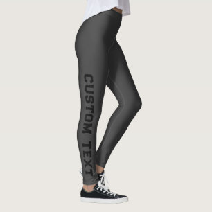 Erstellen Sie Ihren eigenen, schwarzen, benutzerde Leggings