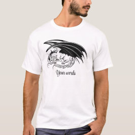 Erstellen Sie Ihren eigenen schwarzen Drachen T-Shirt