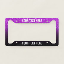 Erstellen Sie Ihren eigenen schwarzen und Lila Gli