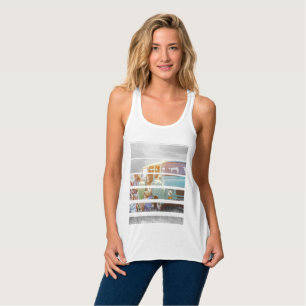 Erstellen Sie Ihren eigenen segmentierten Foto-Spe Tank Top