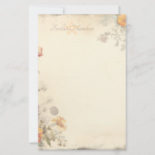 Erstellen Sie Ihren eigenen Shabby Chic Ringelblum Briefpapier