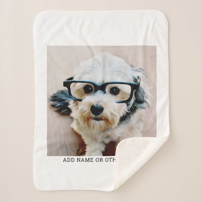 Erstellen Sie Ihren eigenen Single Foto Gallery mi Sherpadecke (Vorderseite)