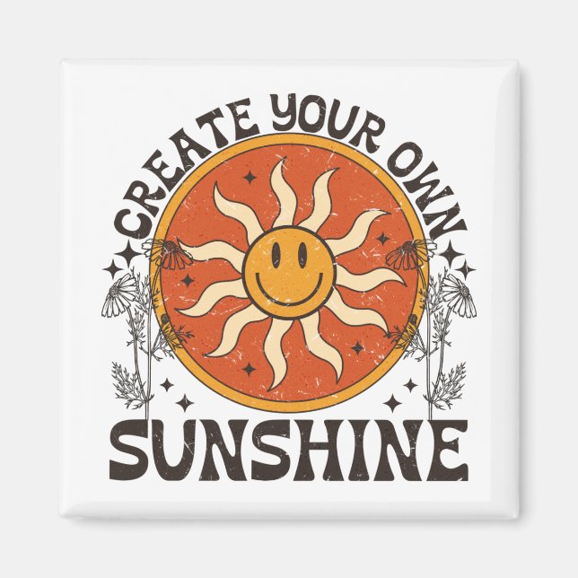 Erstellen Sie Ihren eigenen Sonnenschein Magnet (Vorne)