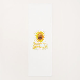 Erstellen Sie Ihren eigenen Sonnenschein - Motivie Yogamatte