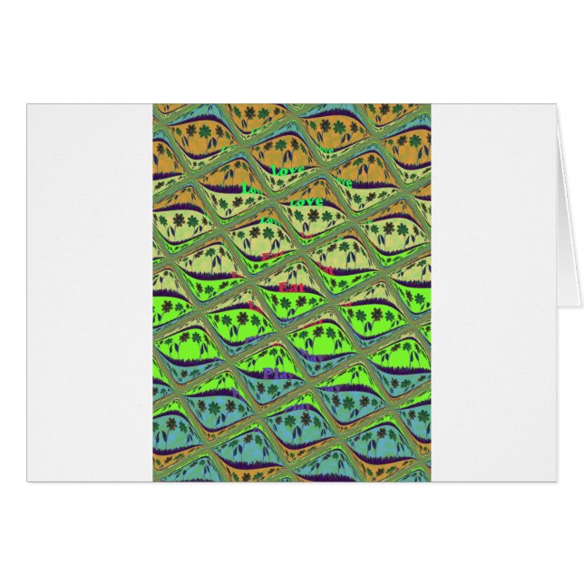 Erstellen Sie Ihren eigenen Spaß Retro schöne Blum (Vorderseite (Horizontal))