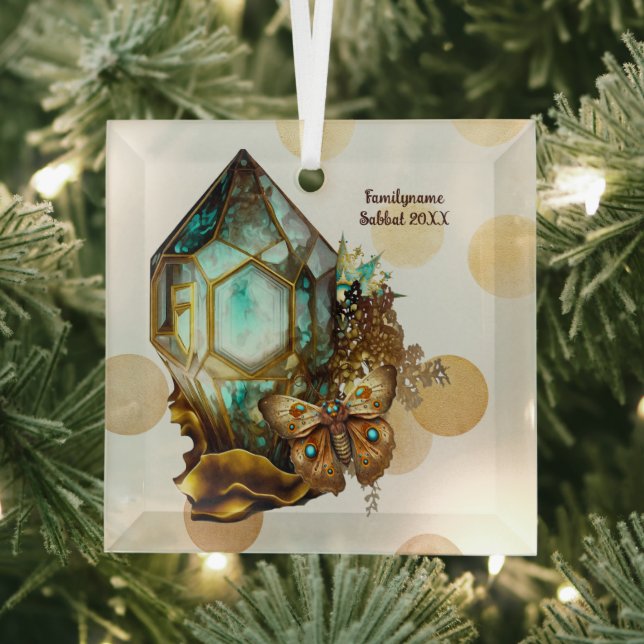 Erstellen Sie Ihren eigenen Steampunk-Schmetterlin Ornament Aus Glas (Insitu)