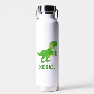 Erstellen Sie Ihren eigenen T-rex Dinosauriernamen Trinkflasche