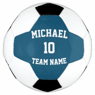 Erstellen Sie Ihren eigenen Teamnamen Nummer Fußball
