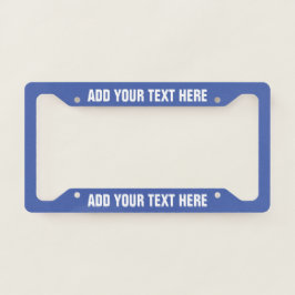 Erstellen Sie Ihren eigenen Text blau weiß