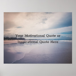 Erstellen Sie Ihren eigenen Text Inspiration Motiv Poster