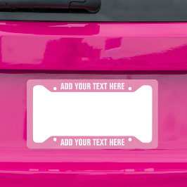 Erstellen Sie Ihren eigenen Text rosa weiß