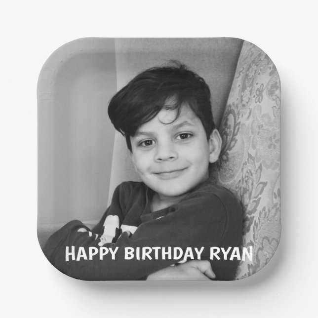 Erstellen Sie Ihren eigenen Text und eine benutzer Pappteller (Vorderseite)