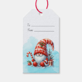 Erstellen Sie Ihren eigenen Urlaub Peppermint Weih Geschenkanhänger