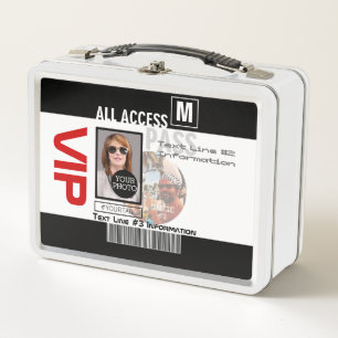Erstellen Sie Ihren eigenen VIP-Pass 8 Möglichkeit Metall Brotdose