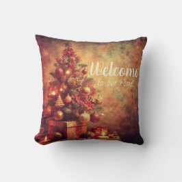 Erstellen Sie Ihren eigenen warmen Weihnachtsbaum Kissen