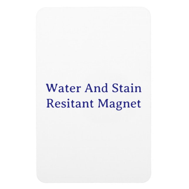 Erstellen Sie Ihren eigenen Wasser- und Fleckenres Magnet (Vertikal)