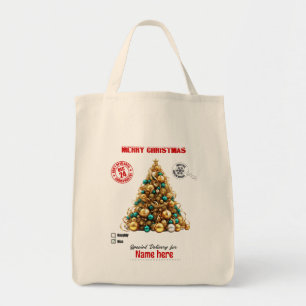 Erstellen Sie Ihren eigenen Weihnachtsbaum-Geschen Tragetasche