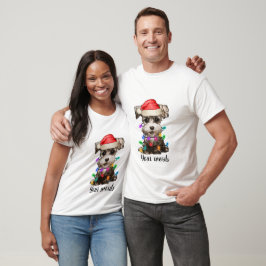 Erstellen Sie Ihren eigenen Weihnachtsschnauzer-Hu T-Shirt