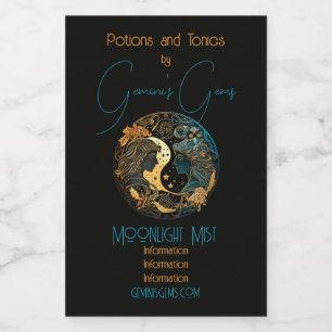 Erstellen Sie Ihren eigenen Zodiac-Gemini Weinetikett