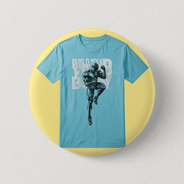 "Erstellen Sie Ihren Körper": Button (Vorderseite)