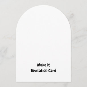 Erstellen Sie Ihren personalisierten 5" x 7" Bogen Einladung