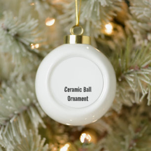 Erstellen Sie Ihren persönlichen keramischen Kugel Keramik Kugel-Ornament