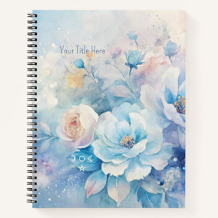 Erstellen Sie Ihren Shabby-Chic-Strauß mit rosa un Notizbuch