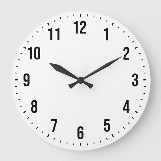 Erstellen Sie individuell gestaltete, eigene, benu Große Wanduhr (Vorderseite)