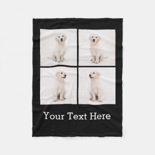 Erstellen Sie Instagram Family Foto Hund Cat-Fotos Fleecedecke