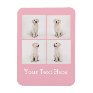Erstellen Sie Instagram Family Foto Hund Cat-Fotos Magnet
