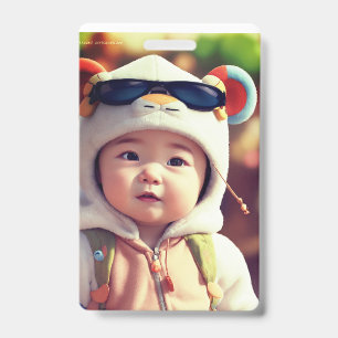 Erstellen Sie mit Zazzle individuelle Babyduschein Ausweis