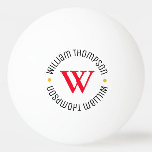 Erstellen Sie Monogram Ball-Golfbälle Tischtennisball