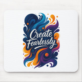Erstellen Sie ohne Angst Maus Pad - Furchtlose Ser Mousepad